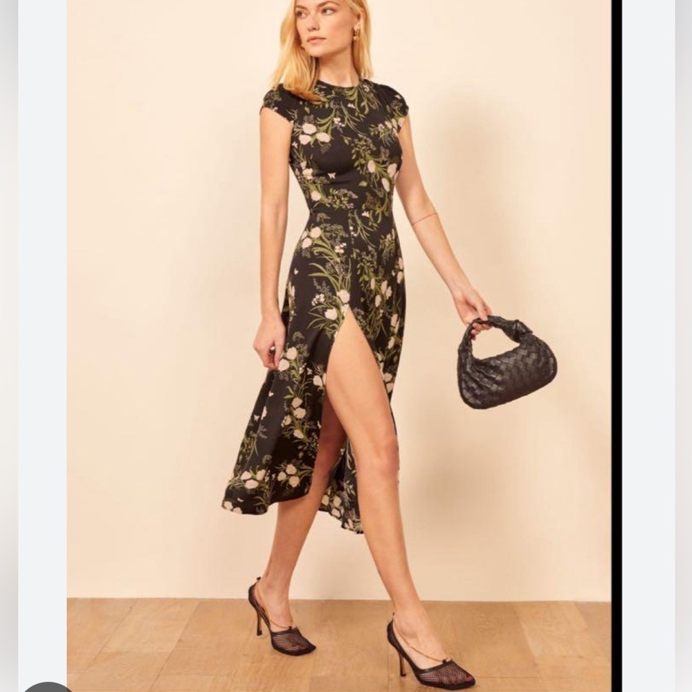 Reformation Gavin Dress in Anastasia print